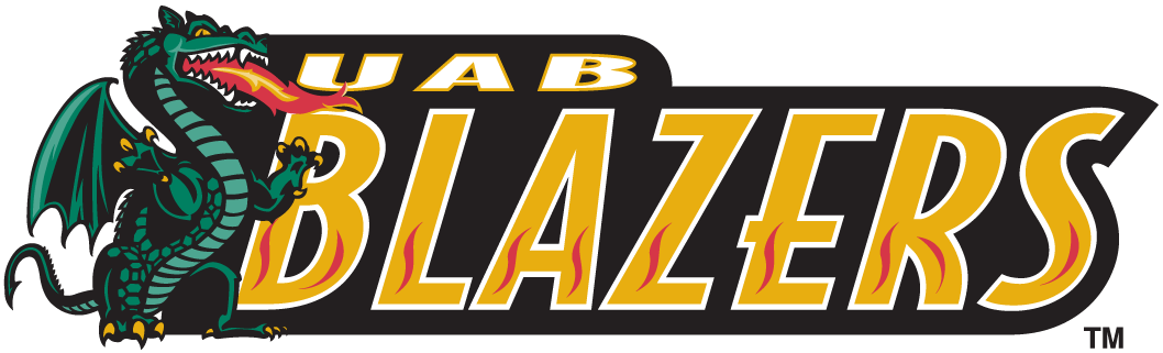 UAB Blazers 1996-Pres Wordmark Logo v2 iron on transfers for fabric